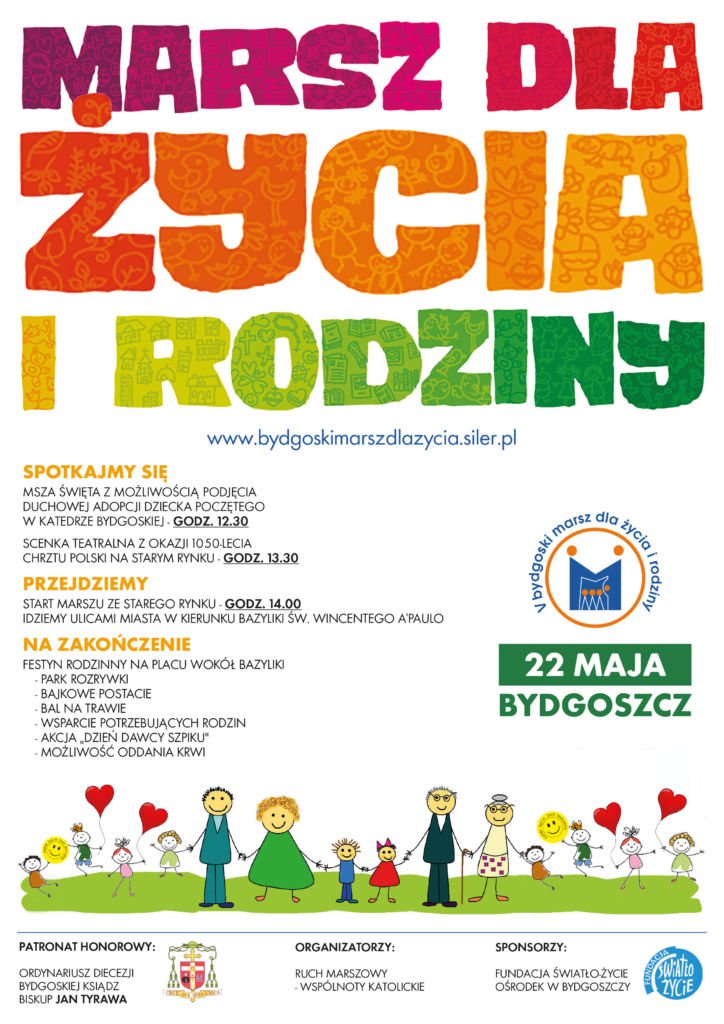 Plakat A4 Marsz dla zycia 2016